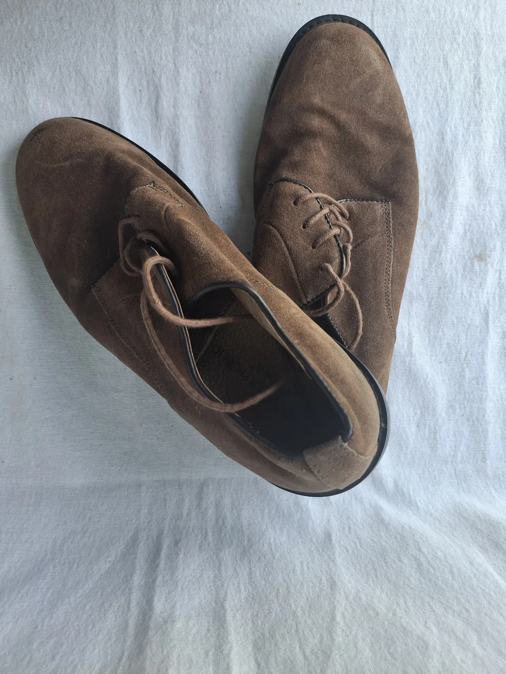 Banana Republic Men's Brown Suede Chukka Lace-Up Boots
